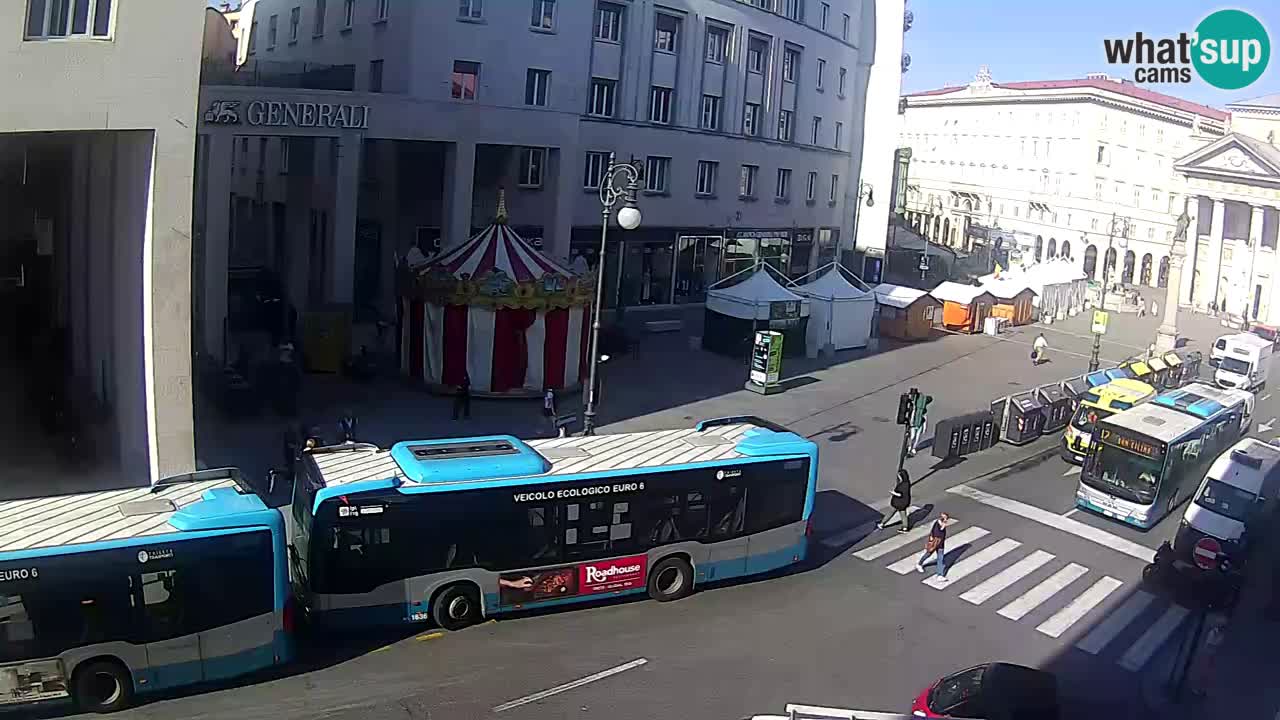 Trieste – Borsa square webcam live