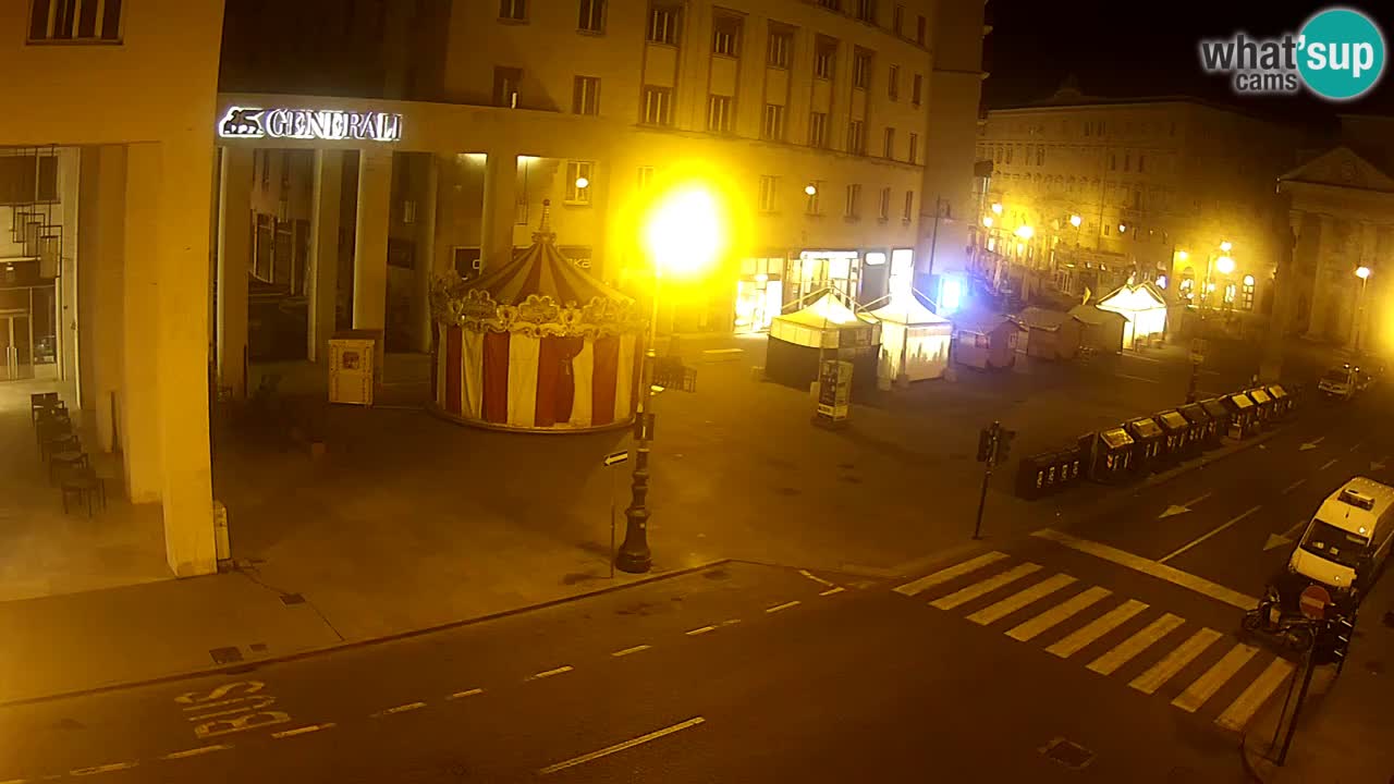 Trieste – Plaza de la Borsa webcam live