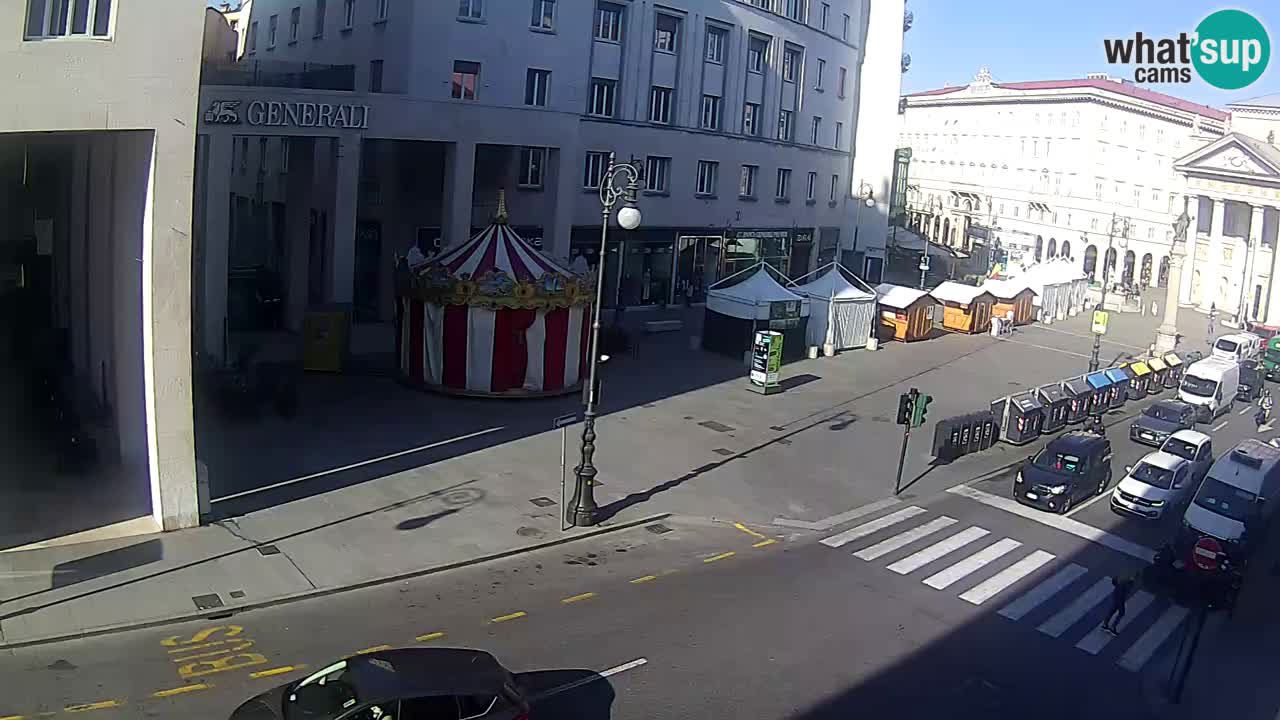 Trieste – Place de la Borsa webcam live