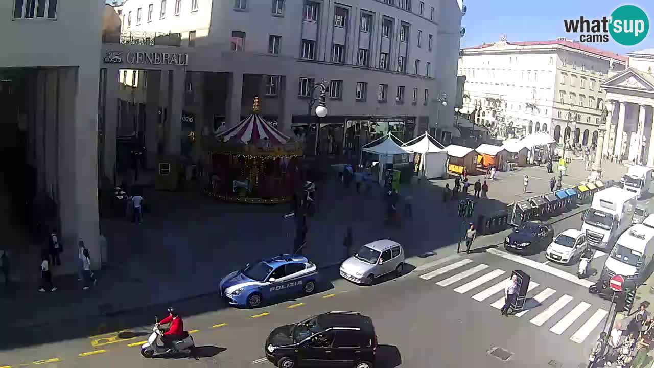 Trieste – Borsa square webcam live