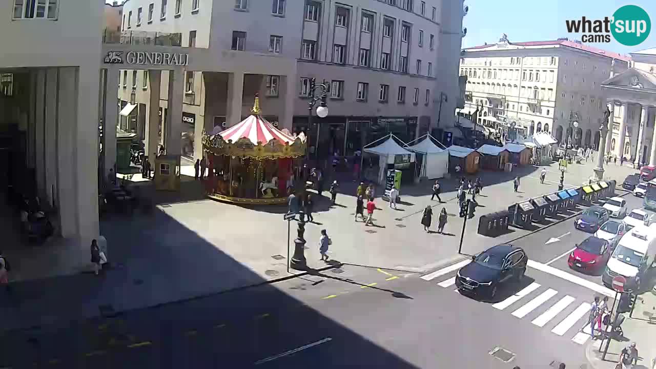 Trieste – Borsa square webcam live