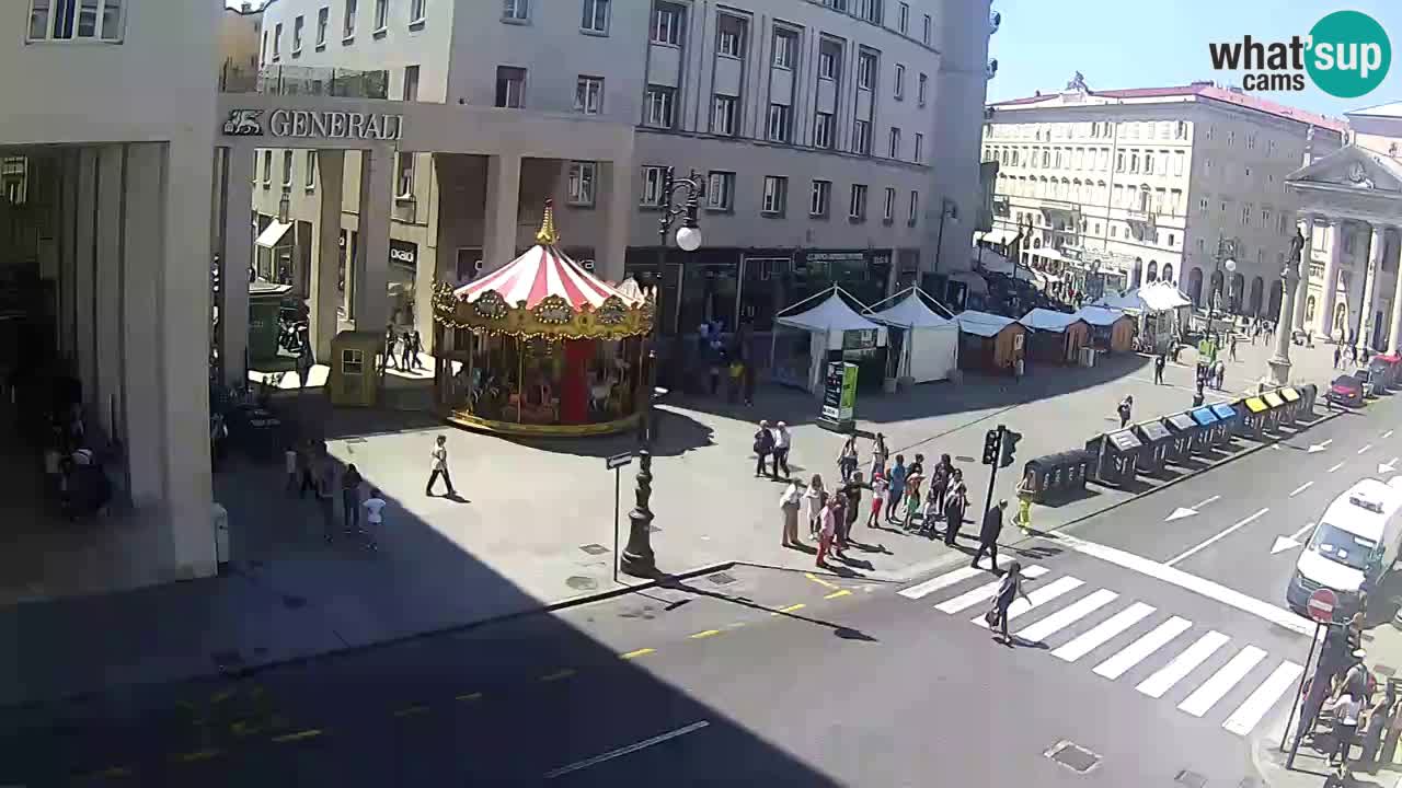 Trieste – Borsa square webcam live
