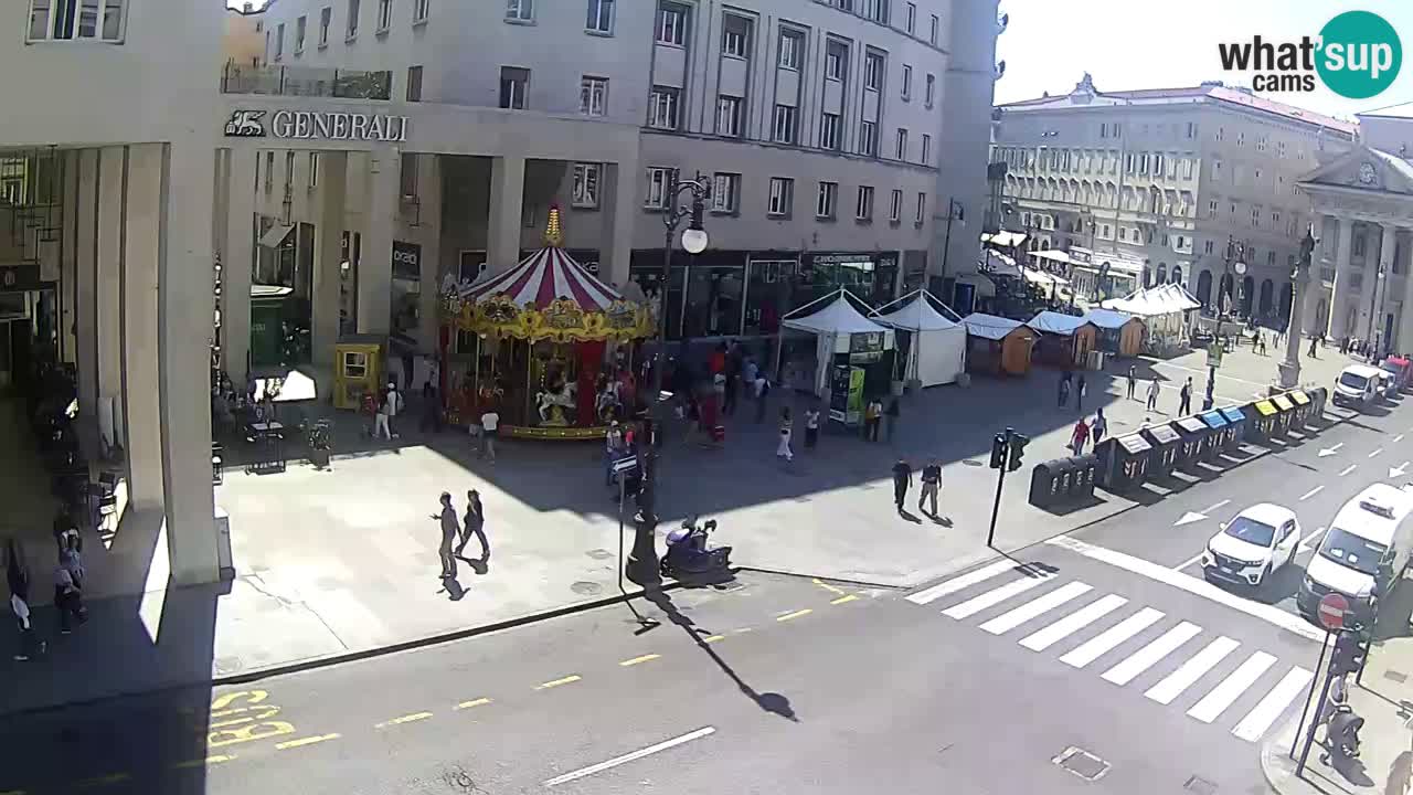 Trieste – Place de la Borsa webcam live