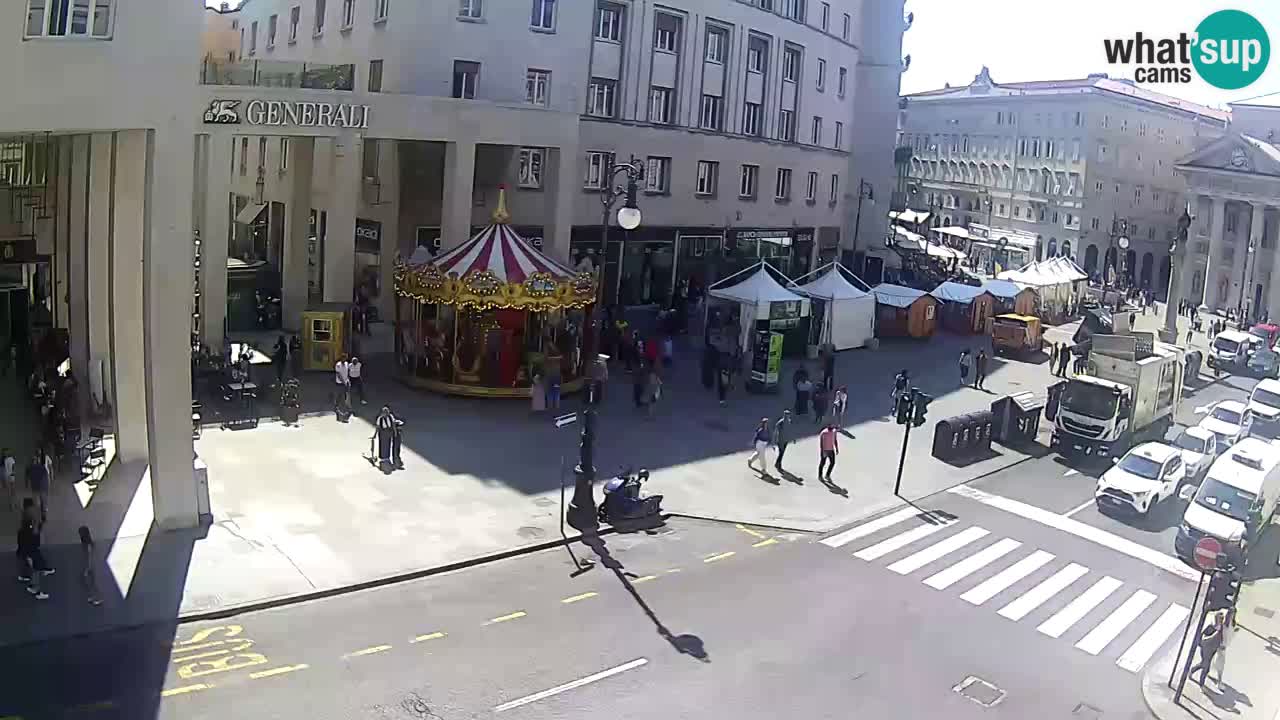 Trieste – Place de la Borsa webcam live