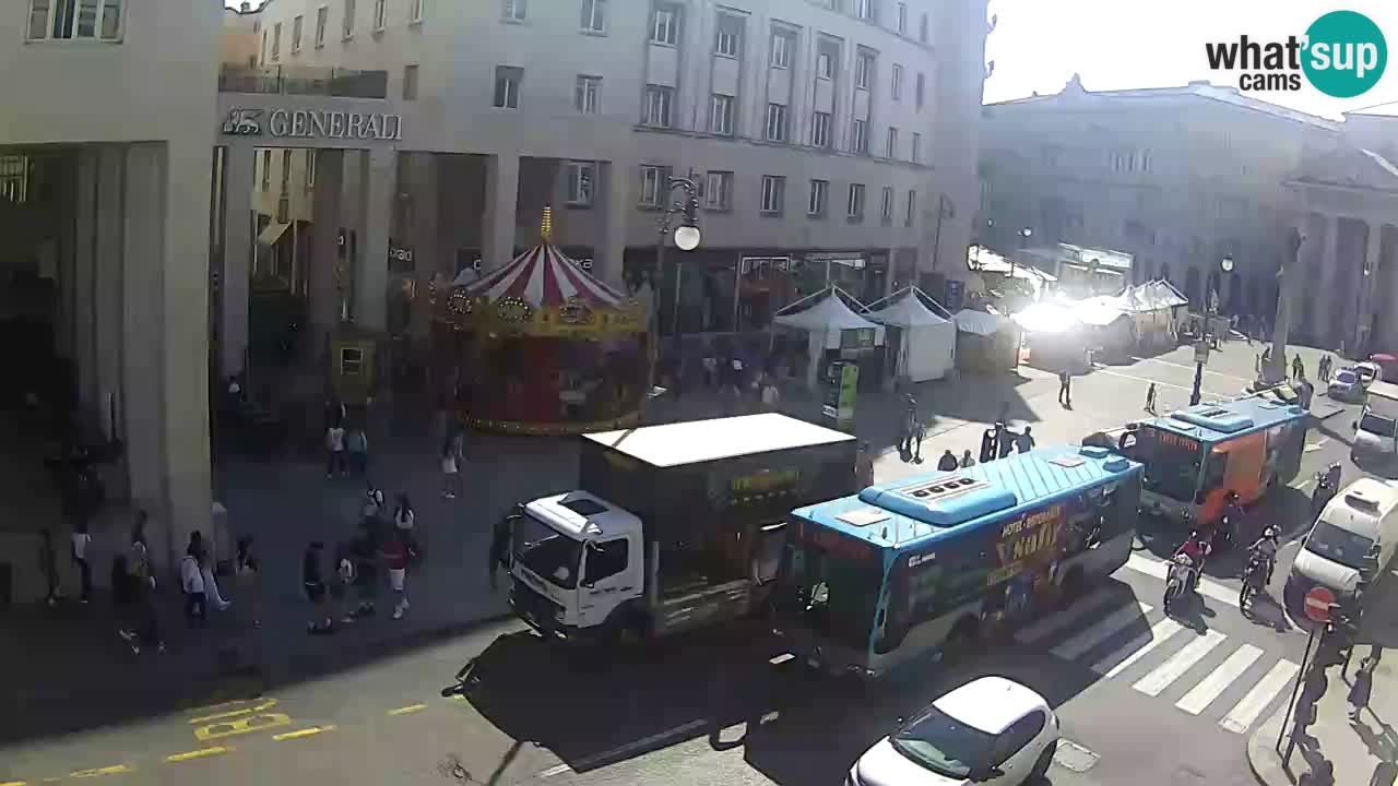 Trieste – Borsa square webcam live