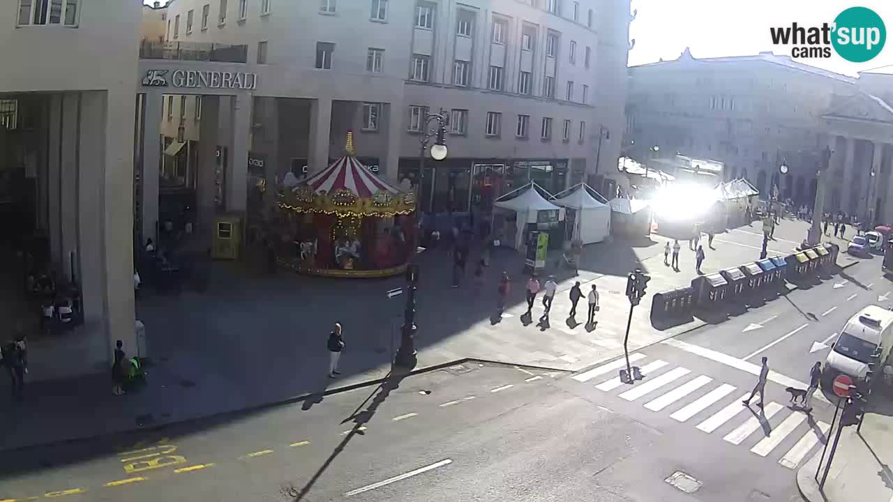 Trieste – Borsa square webcam live
