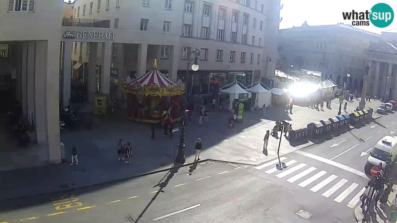 Trieste – Borsa square webcam live