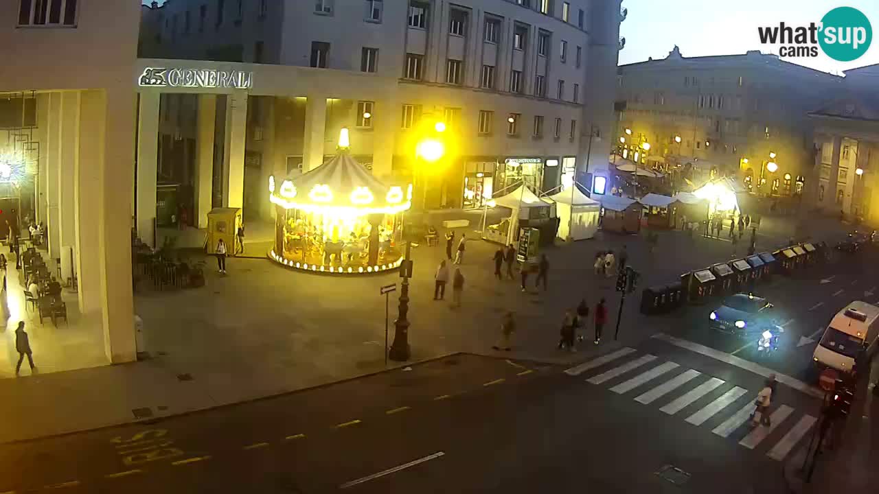 Trieste – Plaza de la Borsa webcam live
