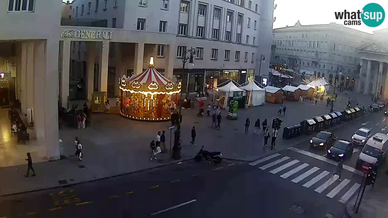 Trieste – Place de la Borsa webcam live