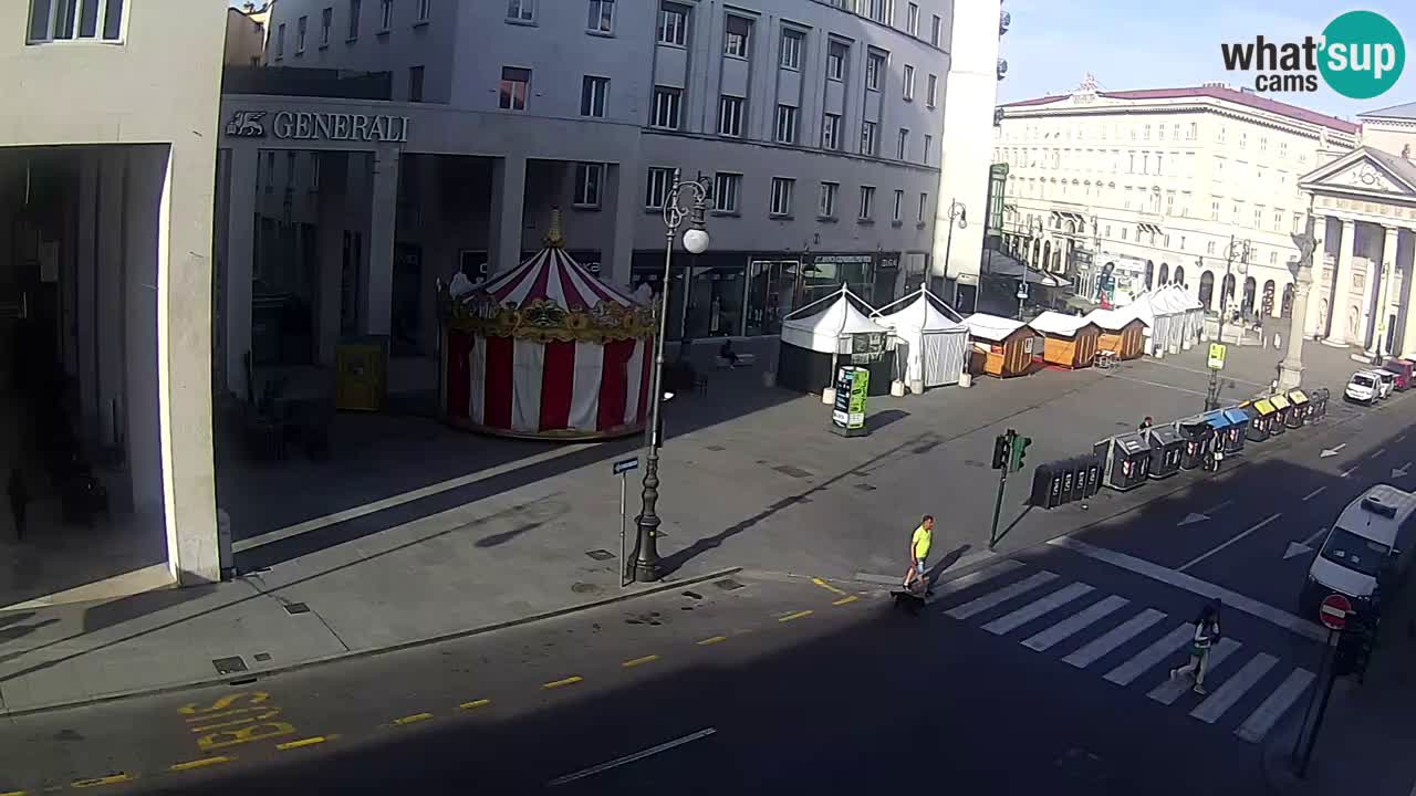Trieste – Borsa square webcam live