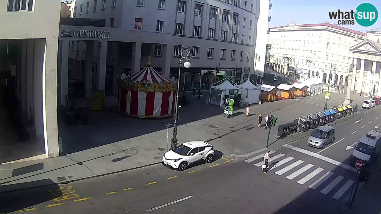 Trieste – Place de la Borsa webcam live