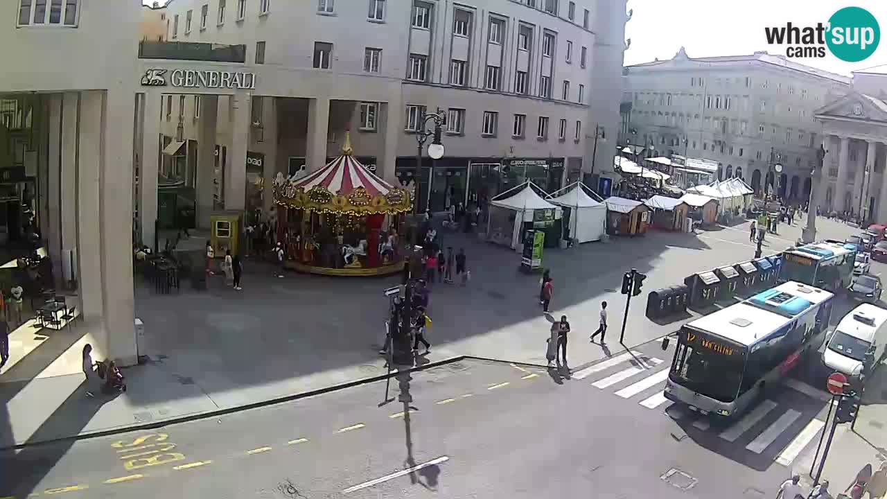 Trieste – Borsa square webcam live