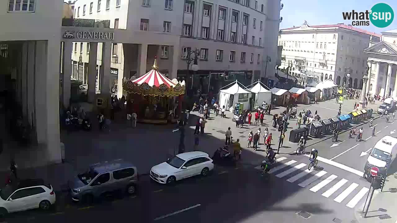 Trieste – Place de la Borsa webcam live