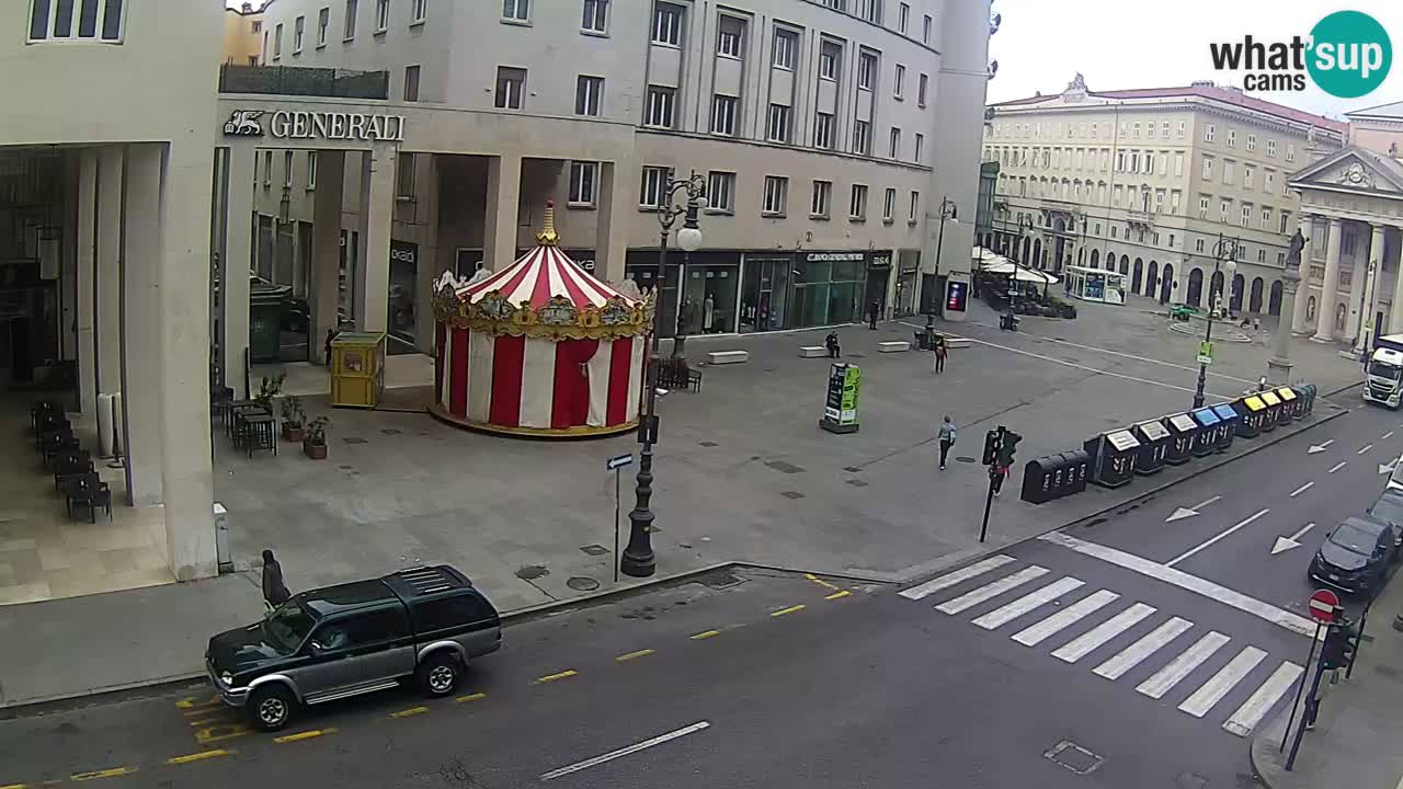 Trieste – Place de la Borsa webcam live