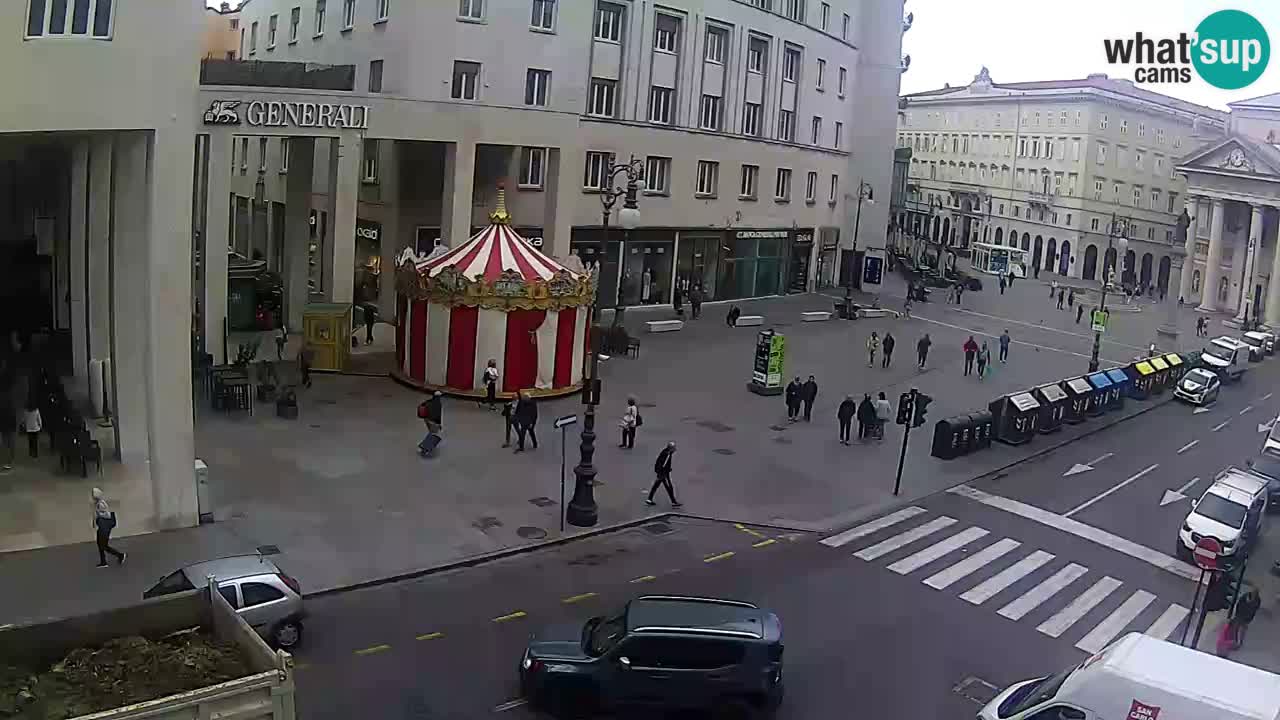 Trieste – Place de la Borsa webcam live