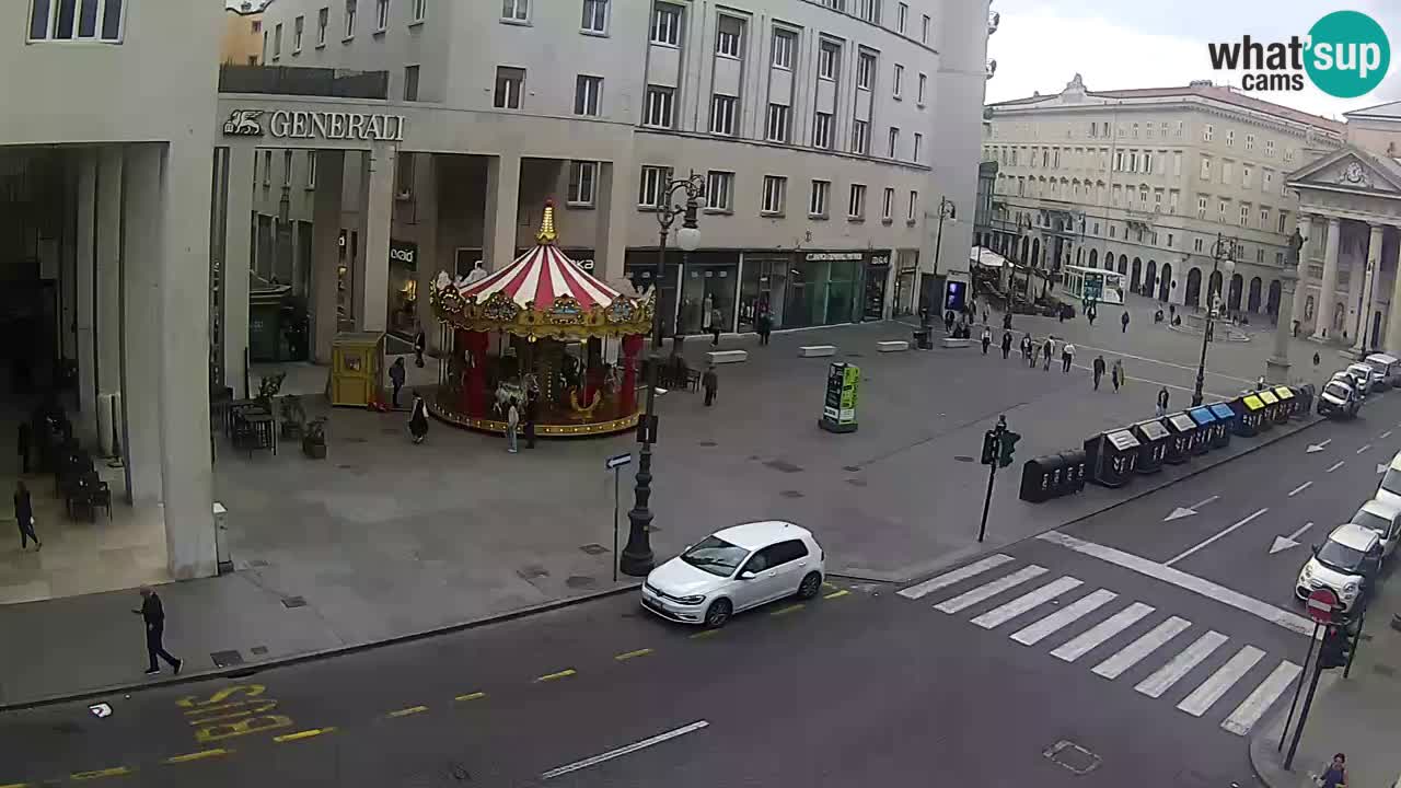 Trieste – Plaza de la Borsa webcam live