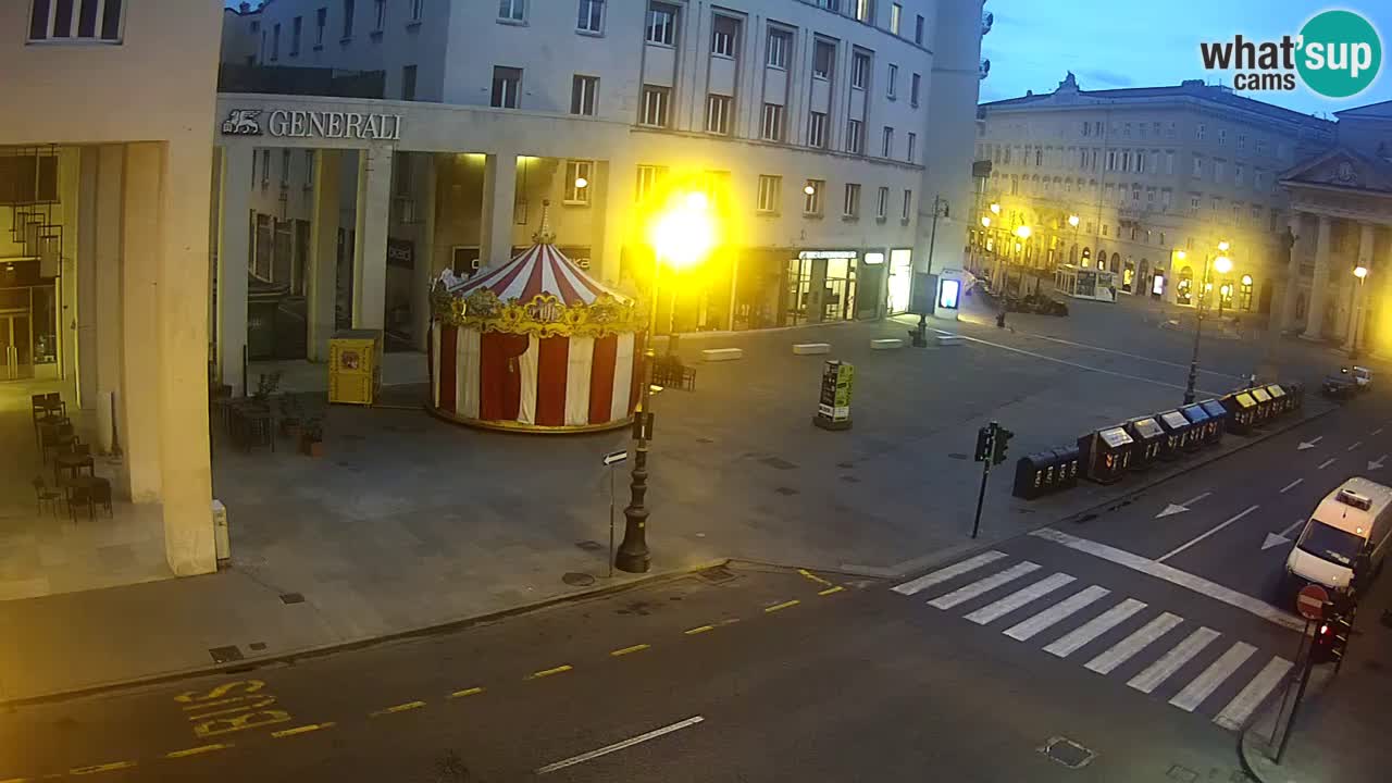 Trieste – Place de la Borsa webcam live