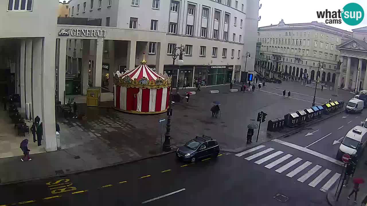 Trieste – Place de la Borsa webcam live