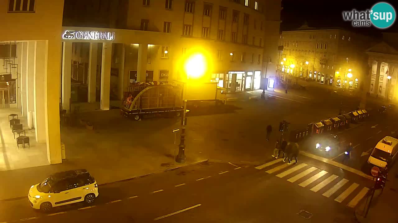 Trieste – Plaza de la Borsa webcam live