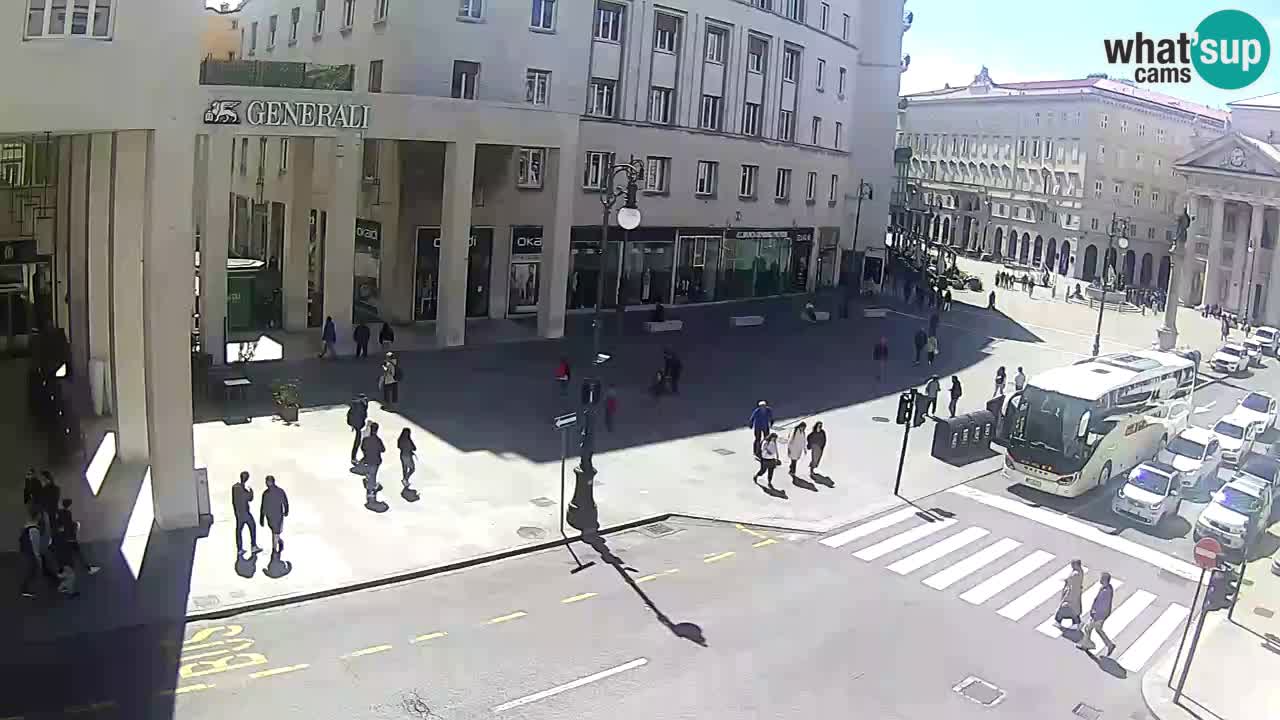 Trieste – Place de la Borsa webcam live