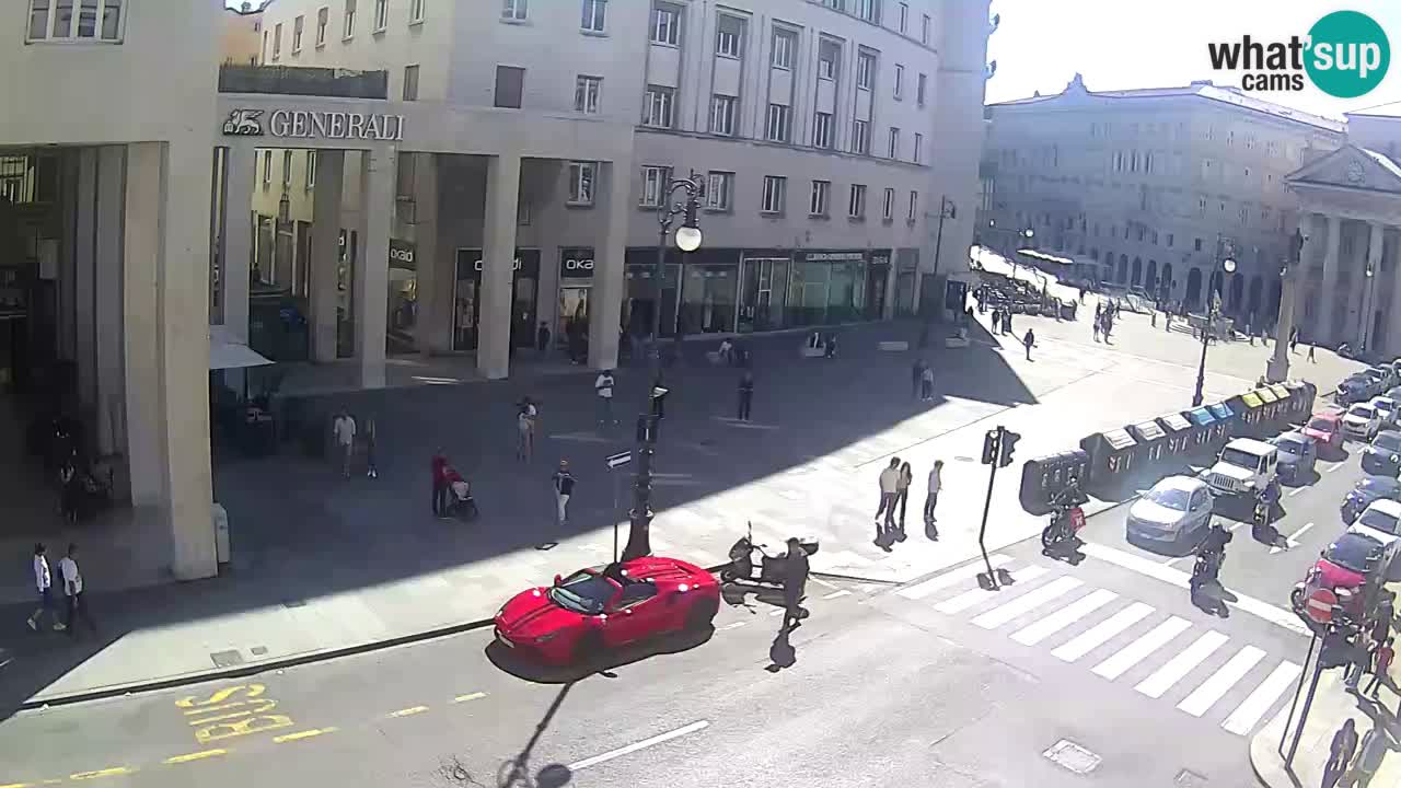 Trieste – Borsa square webcam live