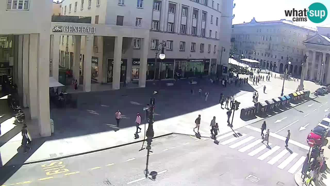 Trieste – Borsa square webcam live