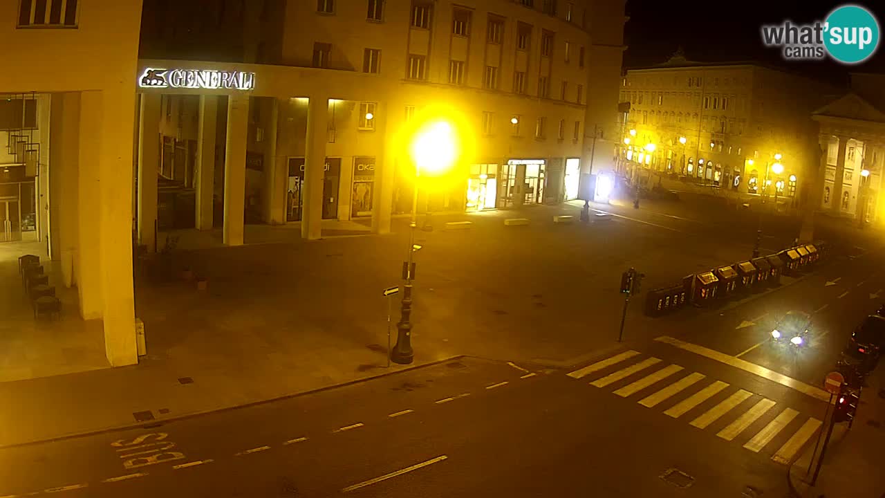 Trieste – Plaza de la Borsa webcam live
