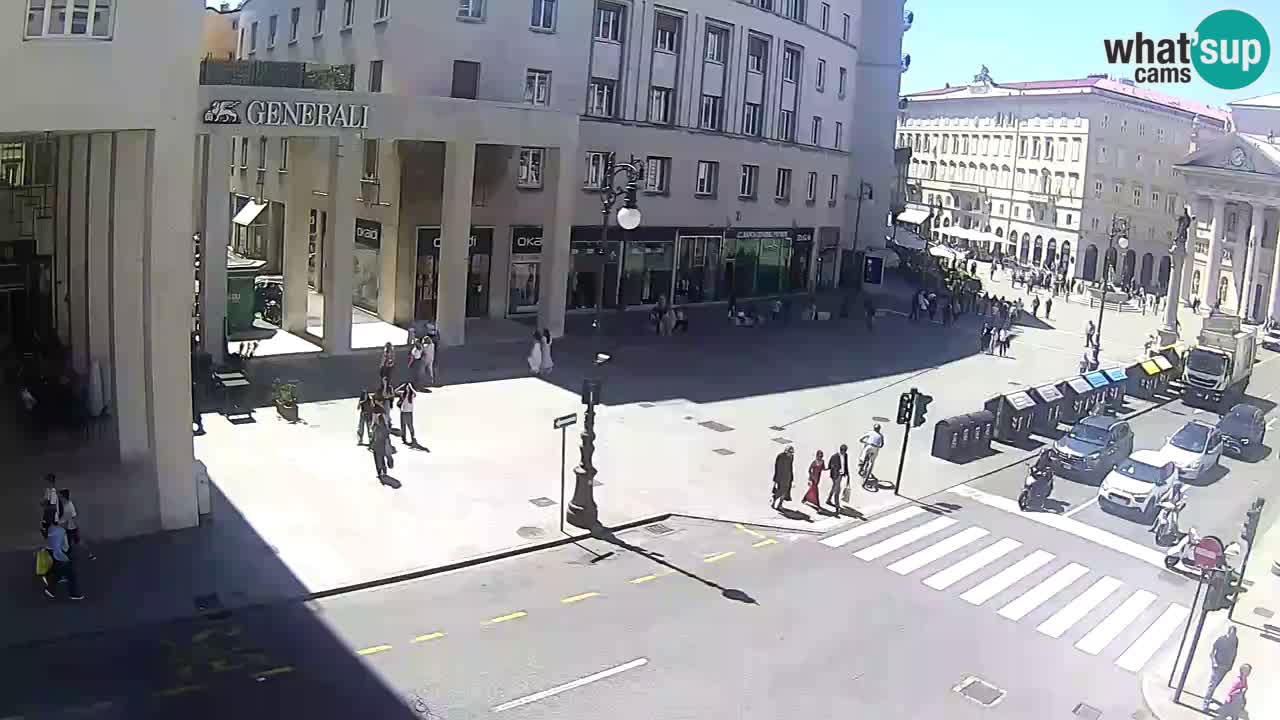 Trieste – Borsa square webcam live