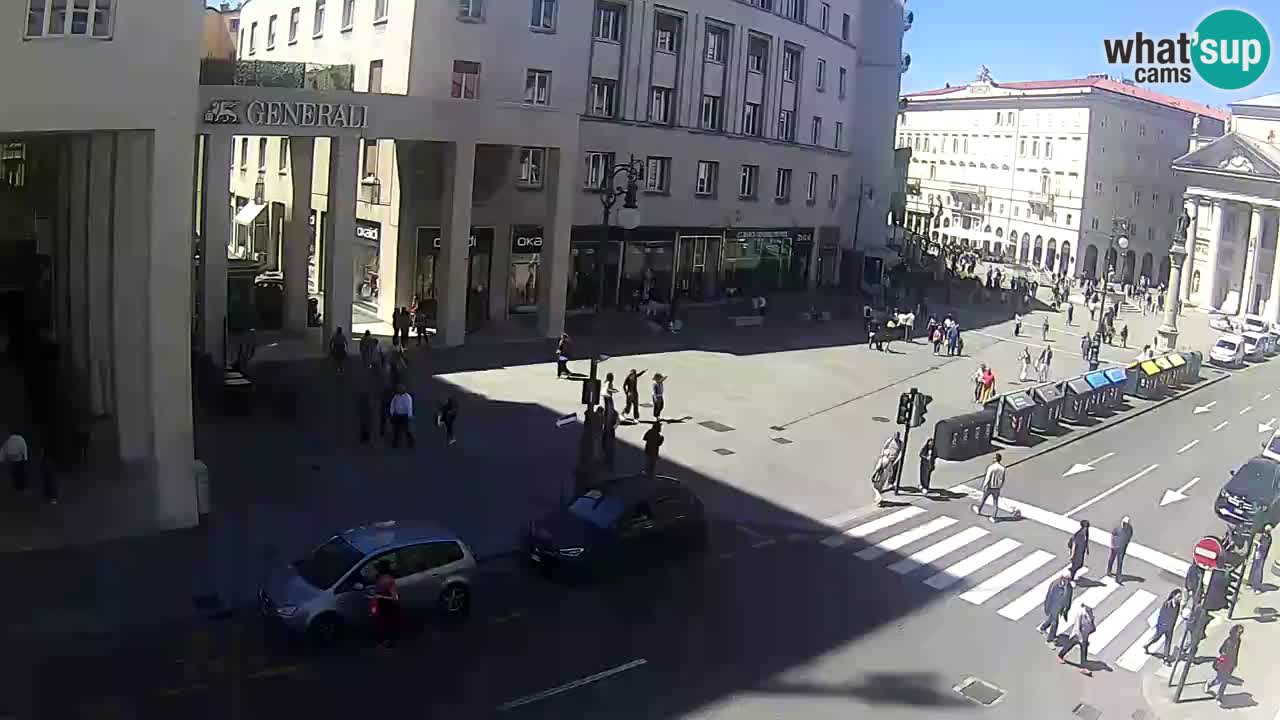 Trieste – Place de la Borsa webcam live