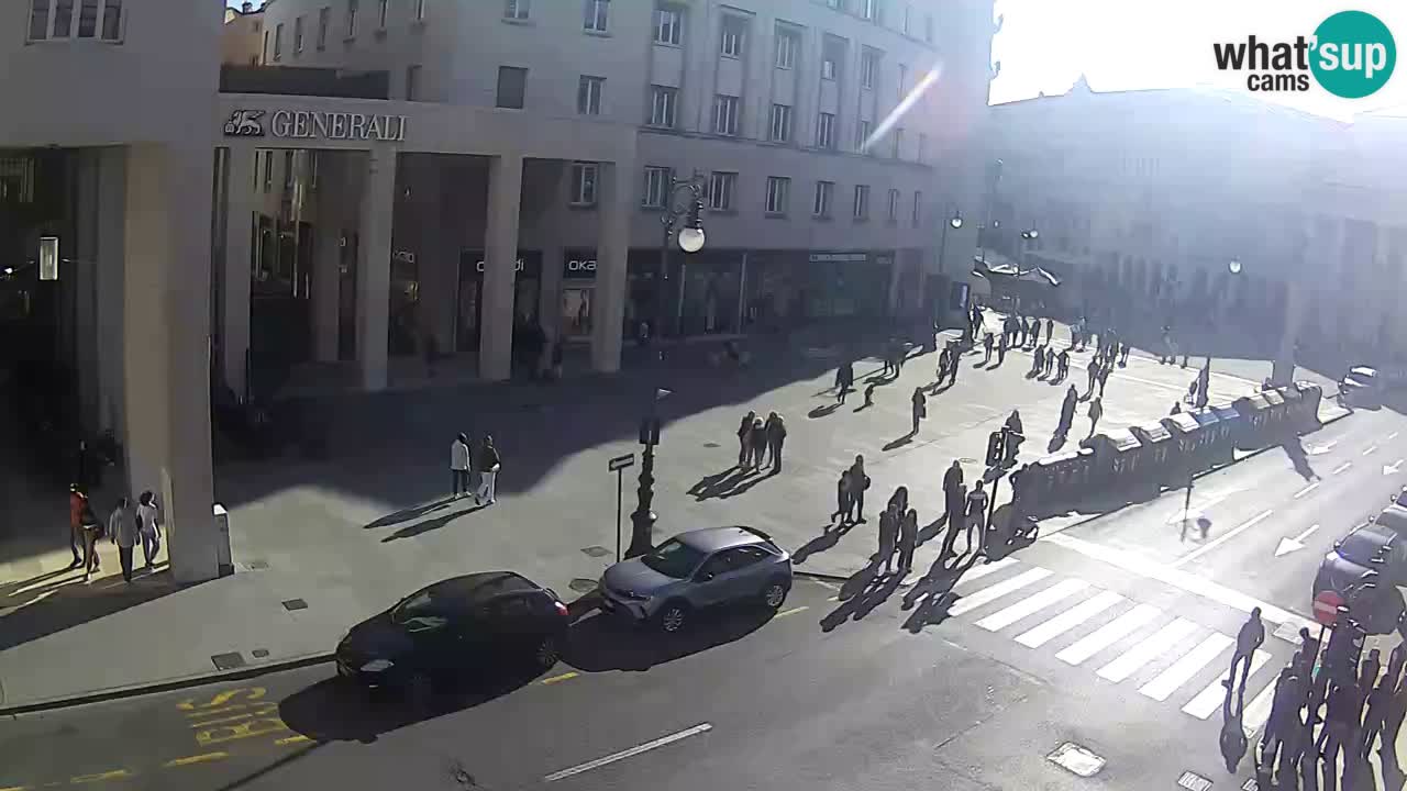 Trieste – Plaza de la Borsa webcam live