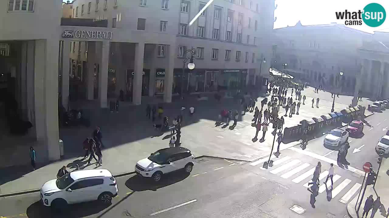 Trieste – Plaza de la Borsa webcam live