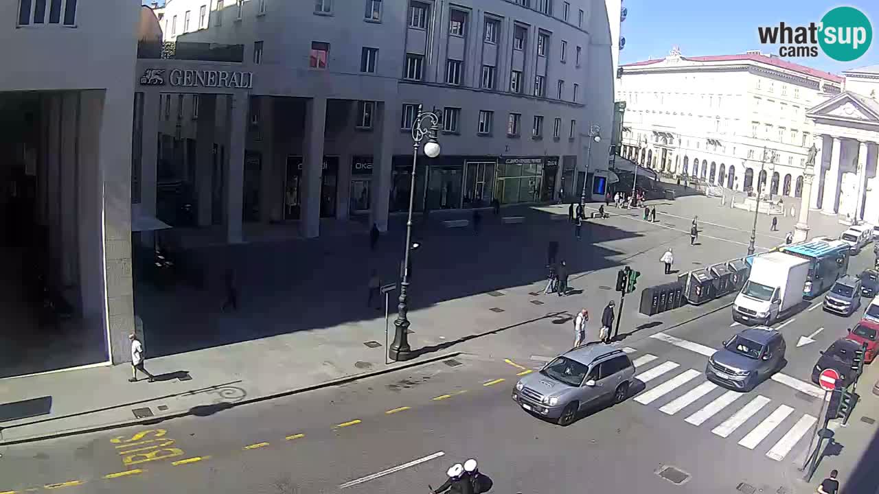 Trieste – Borsa square webcam live
