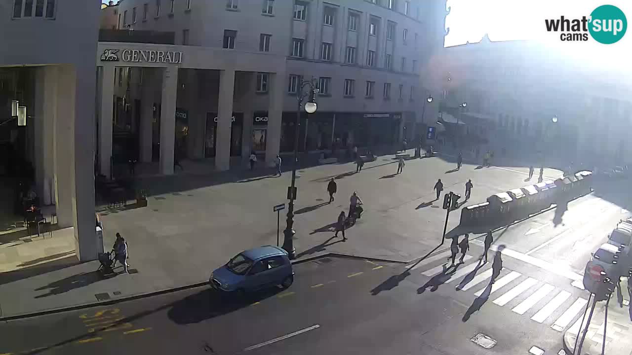 Trieste – Plaza de la Borsa webcam live