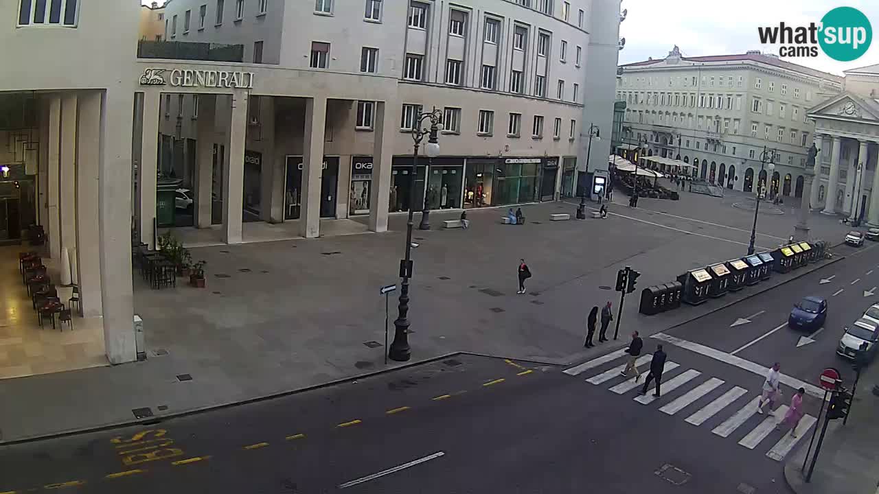 Trieste – Plaza de la Borsa webcam live