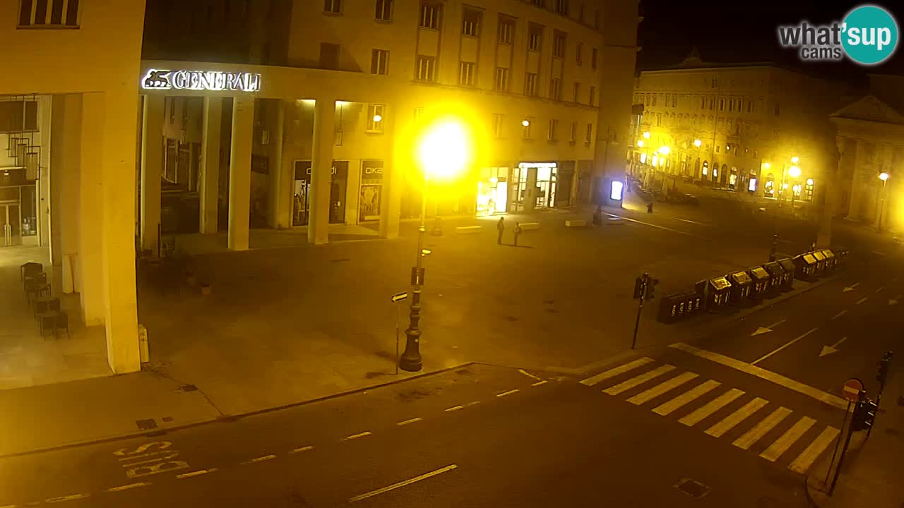 Trieste – Plaza de la Borsa webcam live