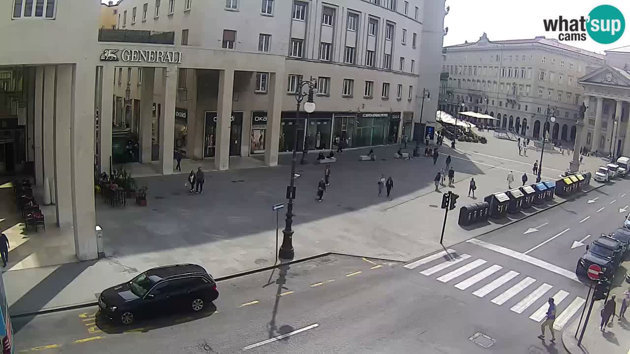Trieste – Place de la Borsa webcam live