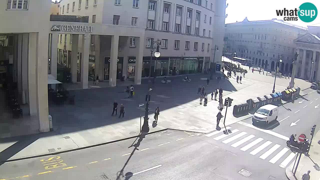 Trieste – Plaza de la Borsa webcam live