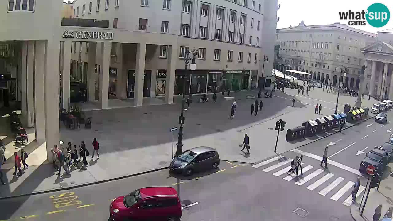 Trieste – Place de la Borsa webcam live