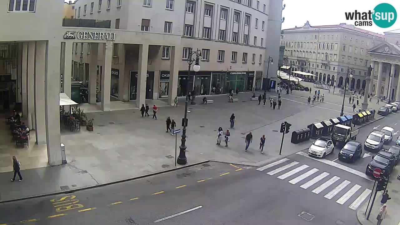 Trieste – Plaza de la Borsa webcam live