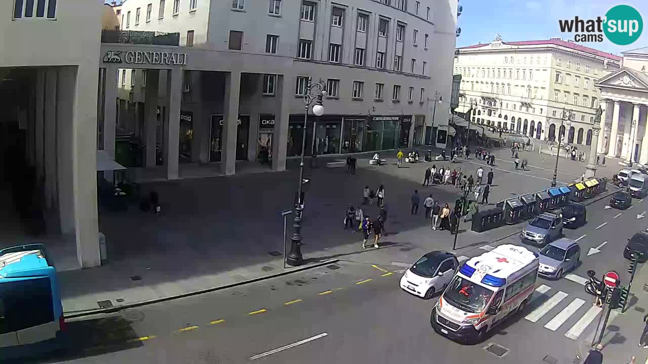 Trieste – Borsa square webcam live