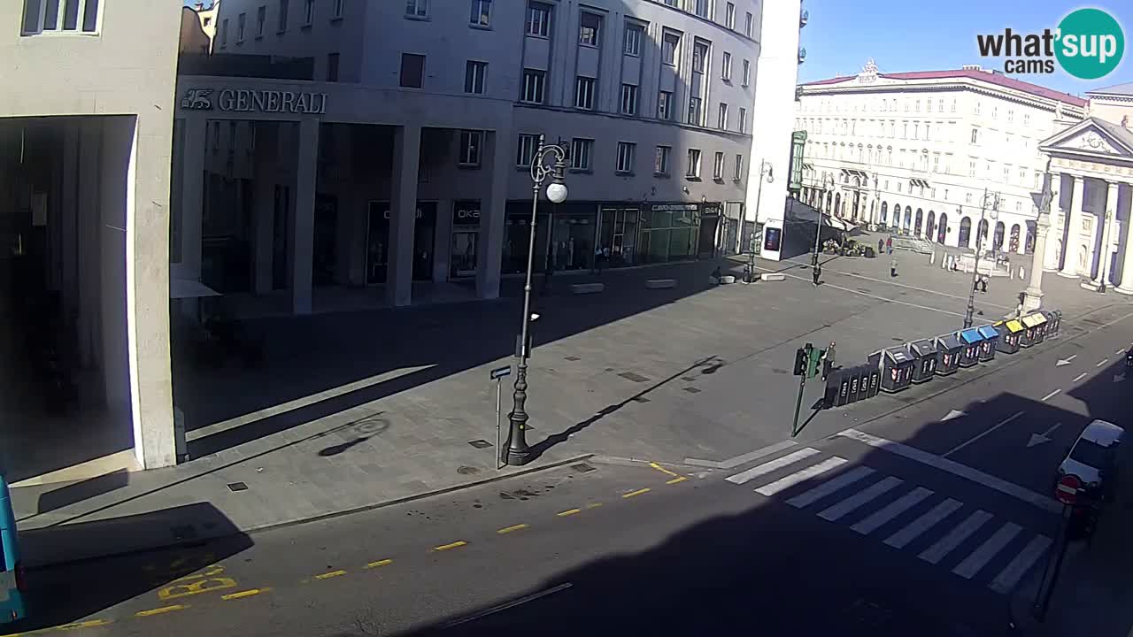 Trieste – Place de la Borsa webcam live