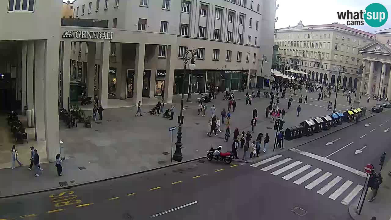 Trieste – Plaza de la Borsa webcam live