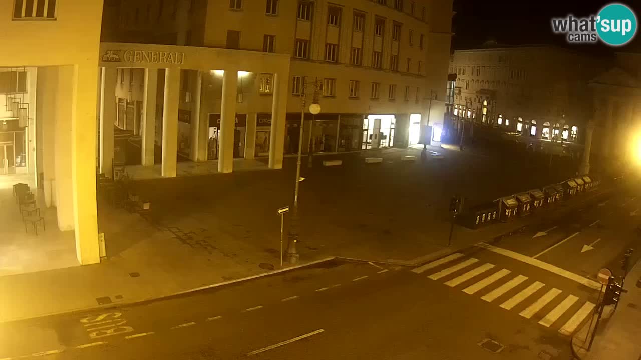Trieste – Plaza de la Borsa webcam live