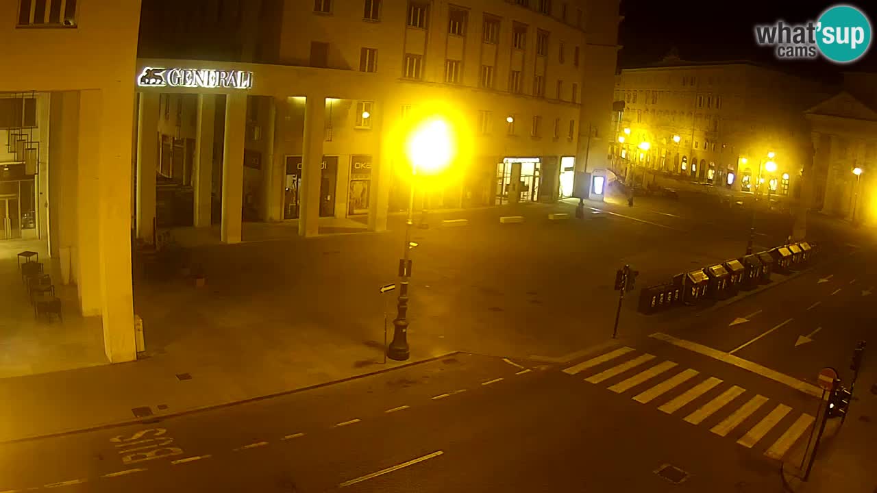 Trieste – Plaza de la Borsa webcam live