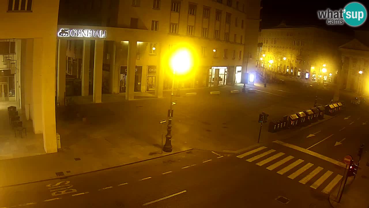 Trieste – Plaza de la Borsa webcam live
