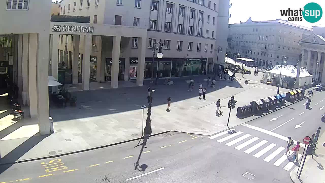 Trieste – Borsa square webcam live
