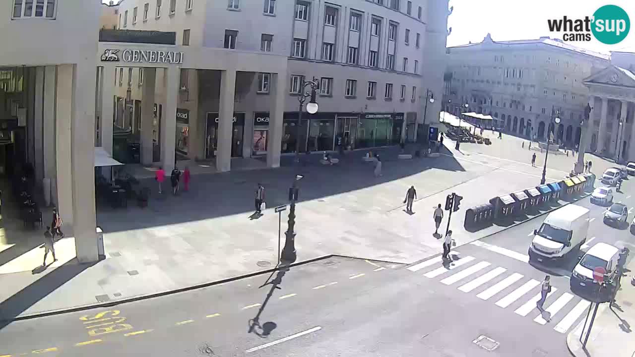 Trieste – Place de la Borsa webcam live