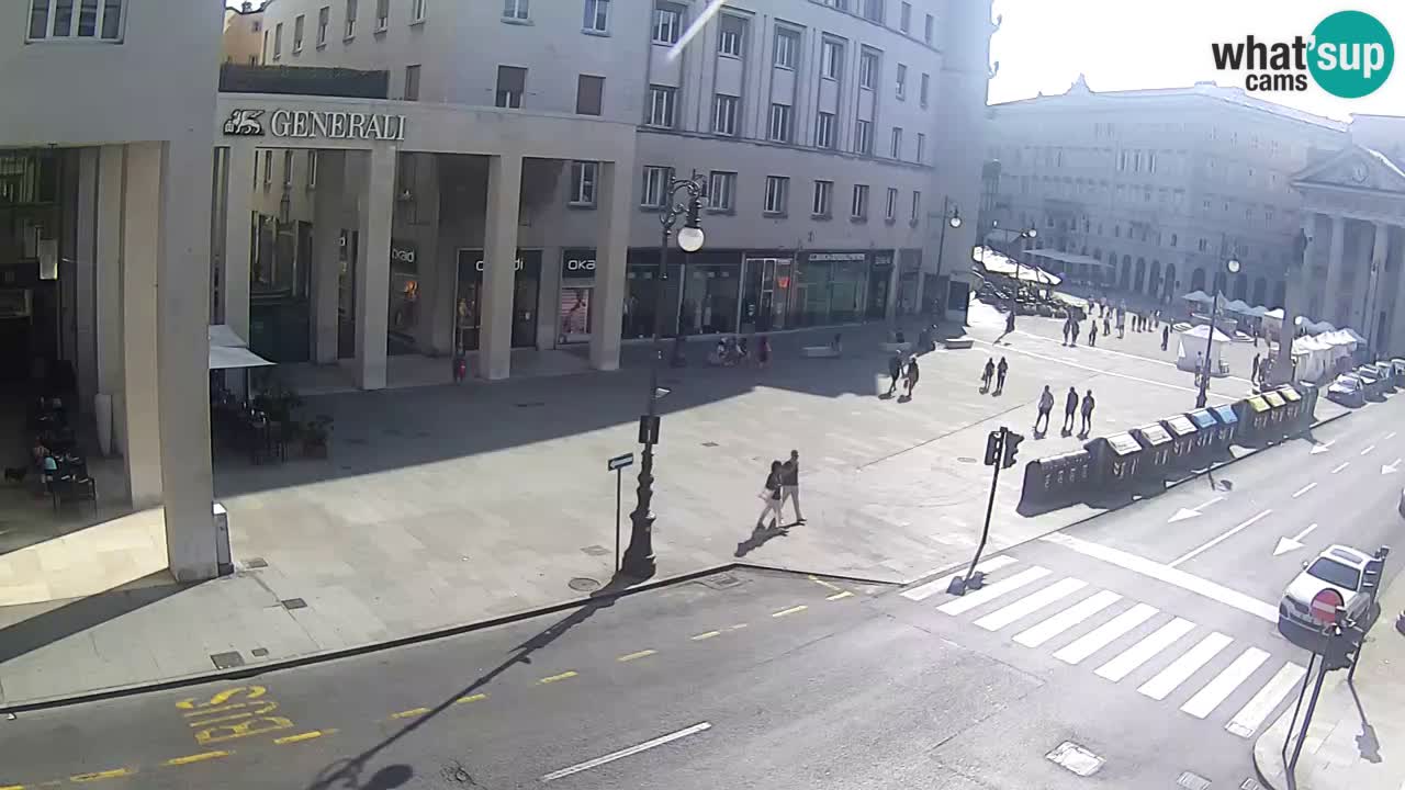 Trieste – Borsa square webcam live