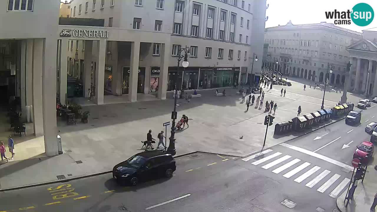Trieste – Place de la Borsa webcam live