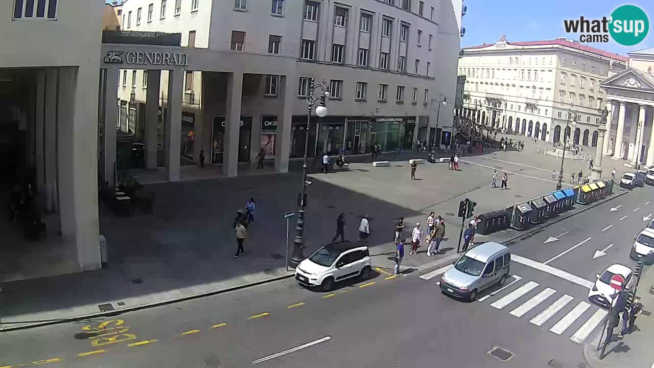 Trieste – Place de la Borsa webcam live